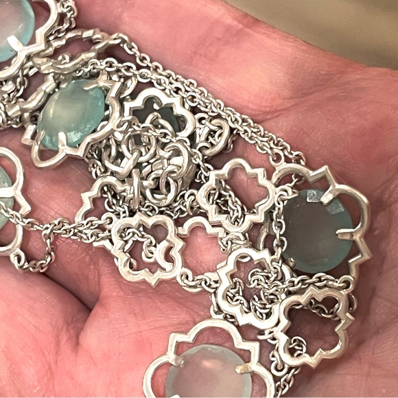 N111 STELLA & DOT AMALA STATIONED NECKLACE new MSRP $79 - Picture 7 of 12